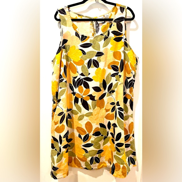 Rachel Zoe Linen Floral Sleeveless Dress NWT - Picture 1 of 14